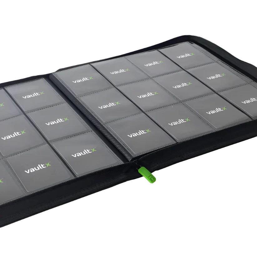 Vault X - 12-Pocket Exo-Tec® XL Zip Binder - Black