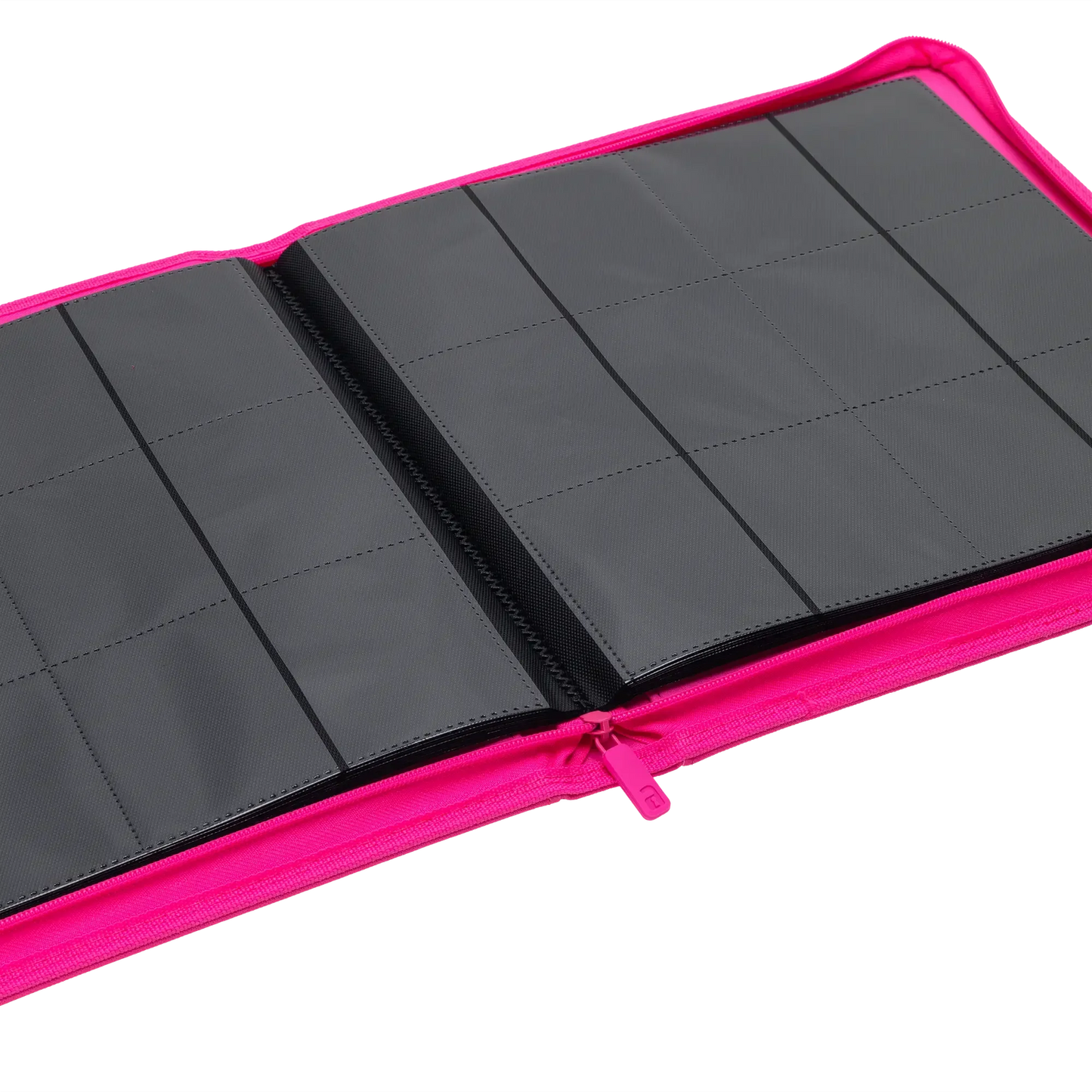 Vault X - 12-Pocket Exo-Tec® Zip Binder - Neon Pink