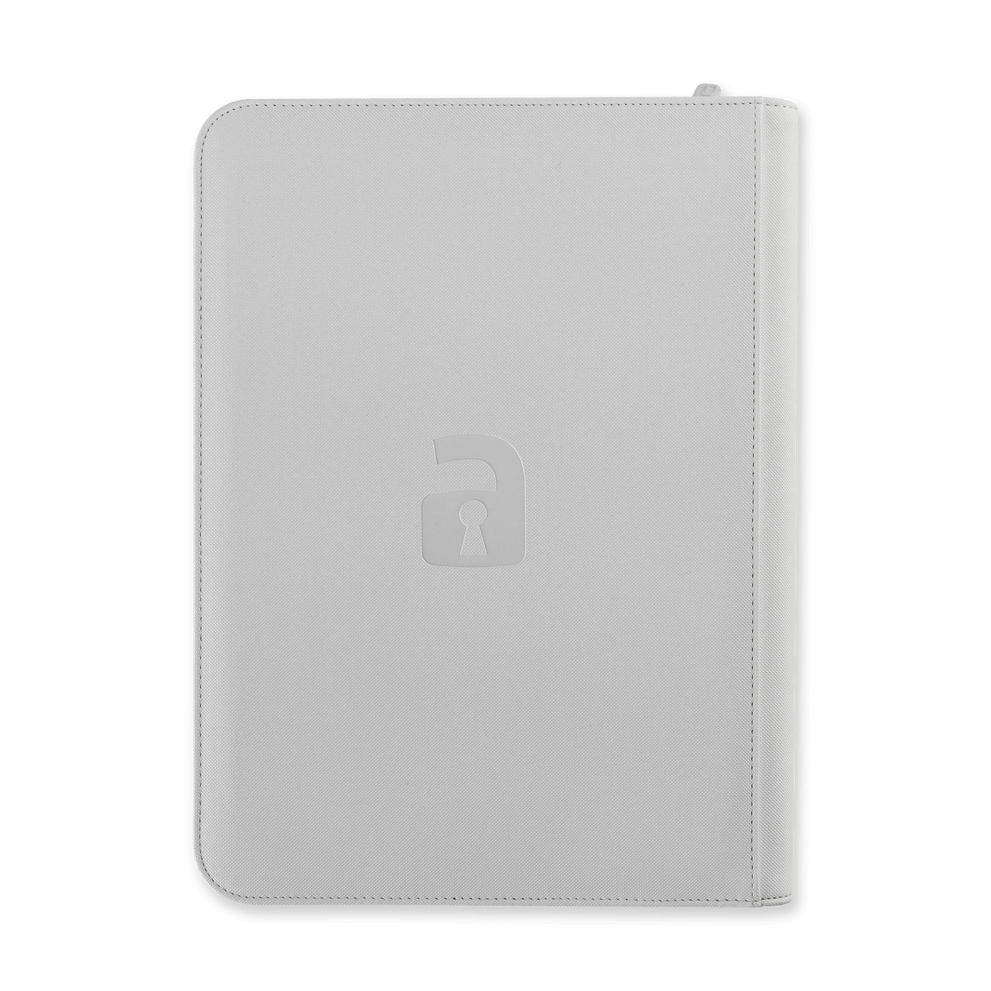 Vault X - 9-Pocket Exo-Tec® Zip Binder - White Edition