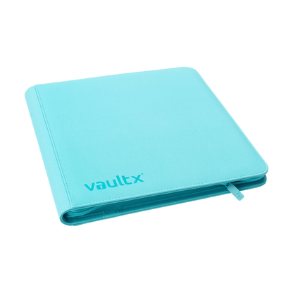 Vault X - 12-Pocket Exo-Tec® Zip Binder - Pastel Blue