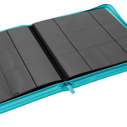 Vault X - 12-Pocket Exo-Tec® Zip Binder - Pastel Blue