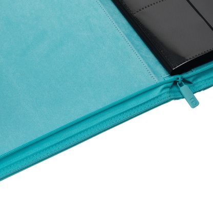 Vault X - 12-Pocket Exo-Tec® Zip Binder - Pastel Blue