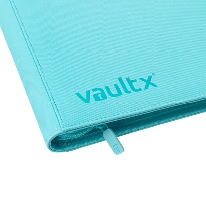 Vault X - 12-Pocket Exo-Tec® Zip Binder - Pastel Blue