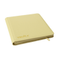 Vault X - 12-Pocket Exo-Tec® Zip Binder - Pastel Yellow