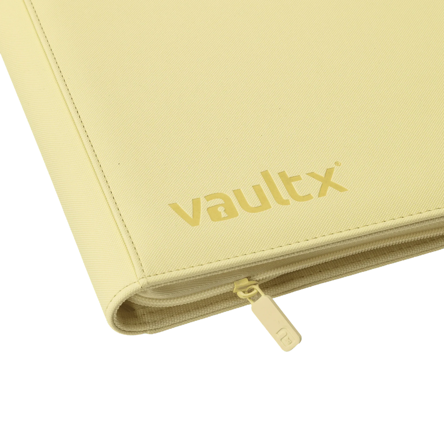 Vault X - 12-Pocket Exo-Tec® Zip Binder - Pastel Yellow