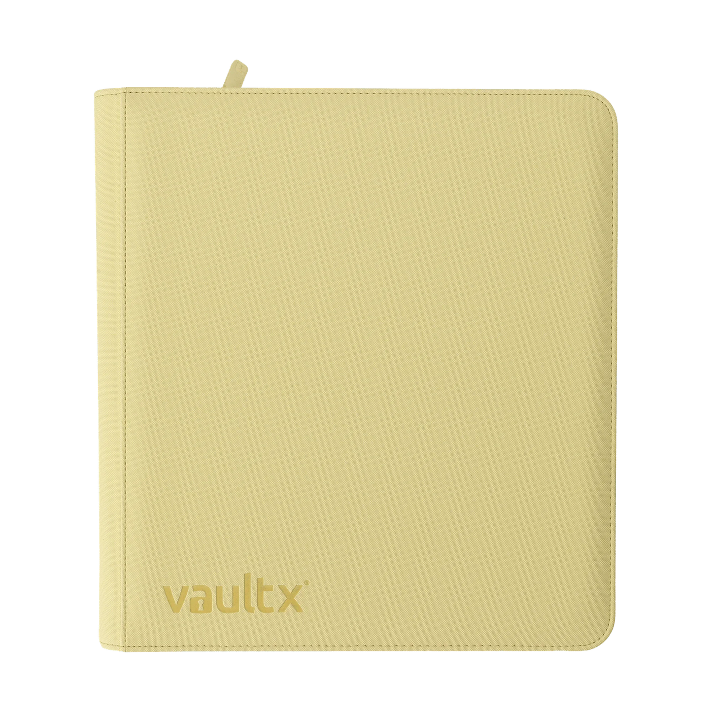 Vault X - 12-Pocket Exo-Tec® Zip Binder - Pastel Yellow