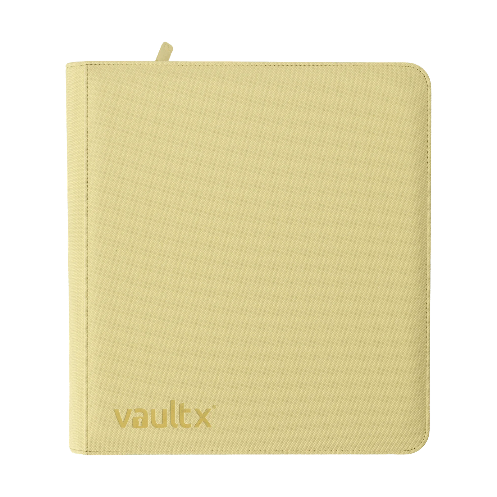 Vault X - 12-Pocket Exo-Tec® Zip Binder - Pastel Yellow