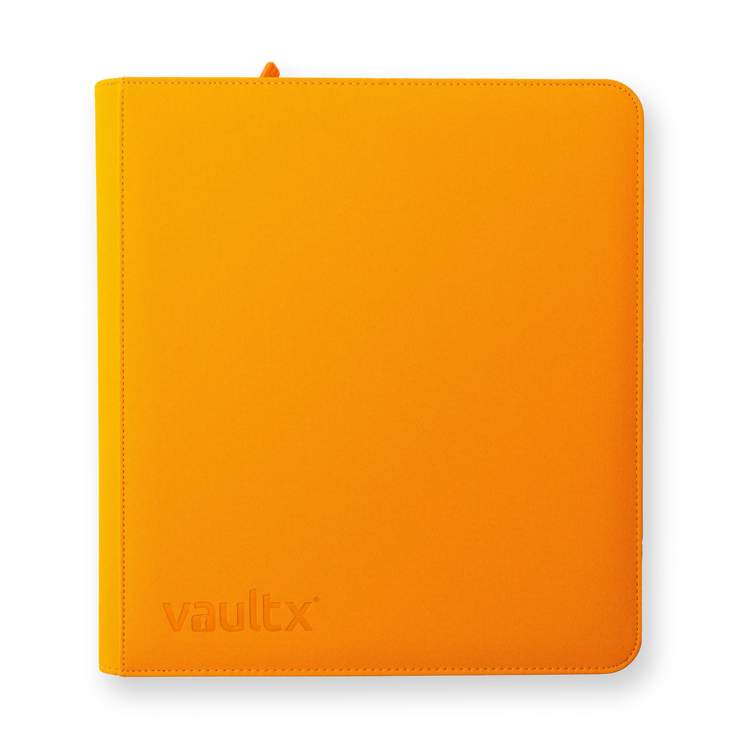 Vault X - 12-Pocket Exo-Tec® Zip Binder - Neon Orange