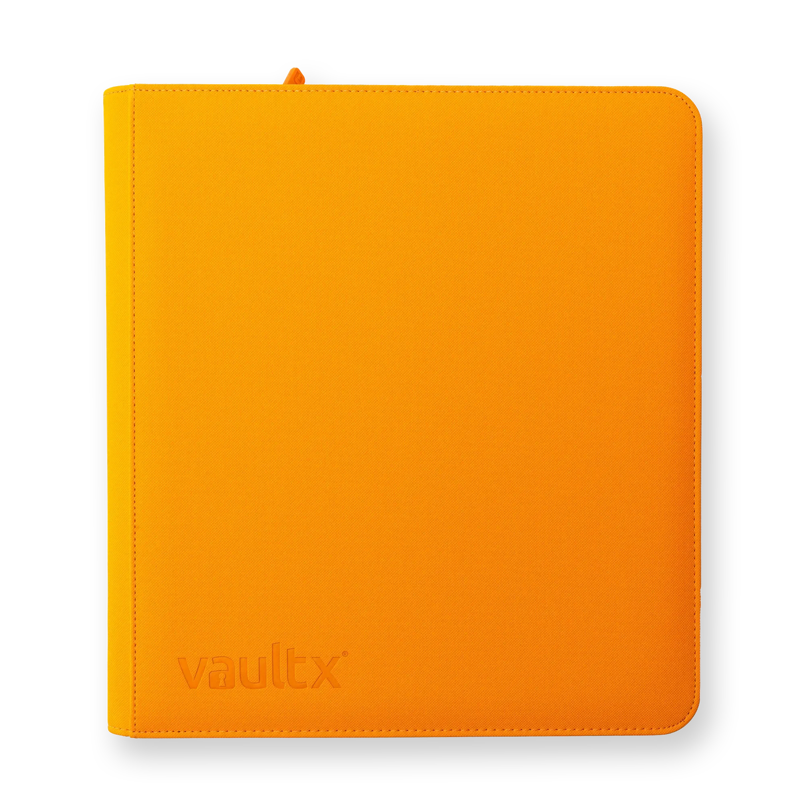 Vault X - 12-Pocket Exo-Tec® Zip Binder - Neon Orange