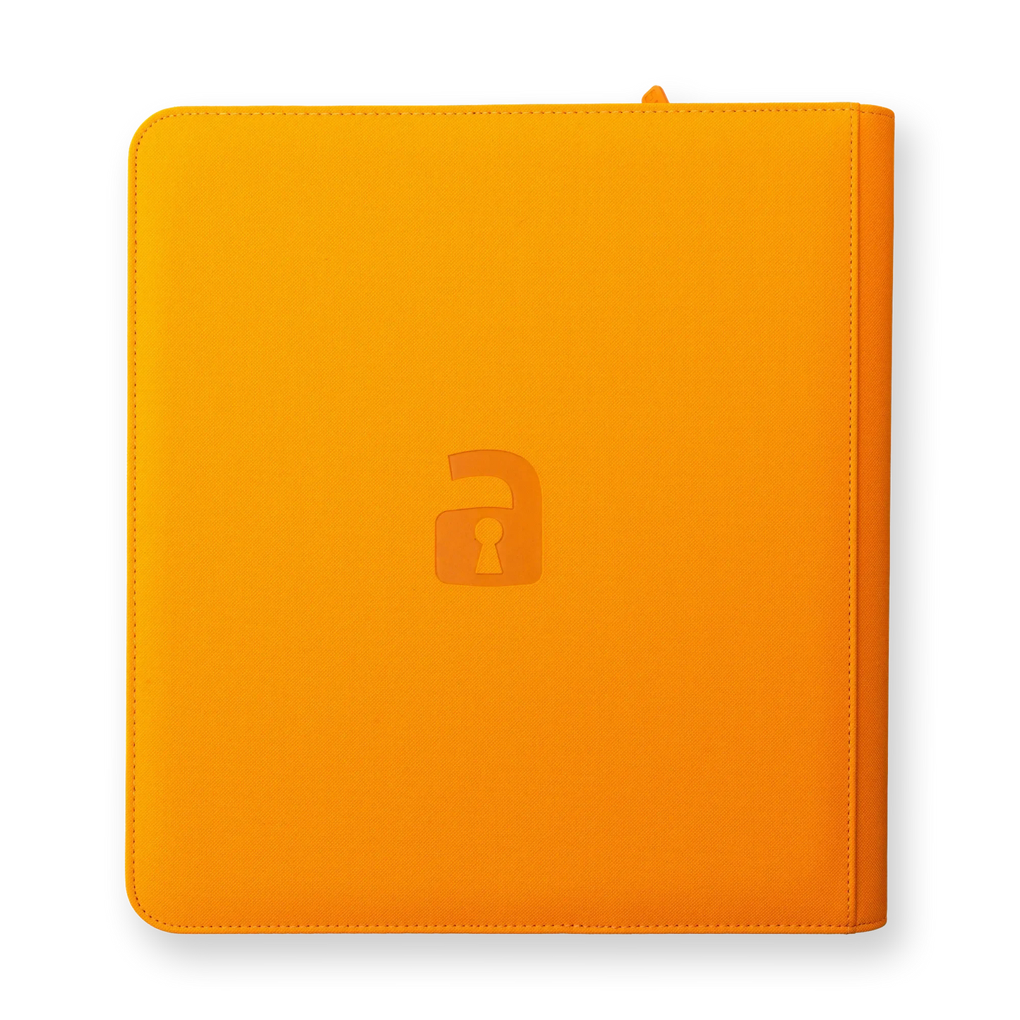 Vault X - 12-Pocket Exo-Tec® Zip Binder - Neon Orange