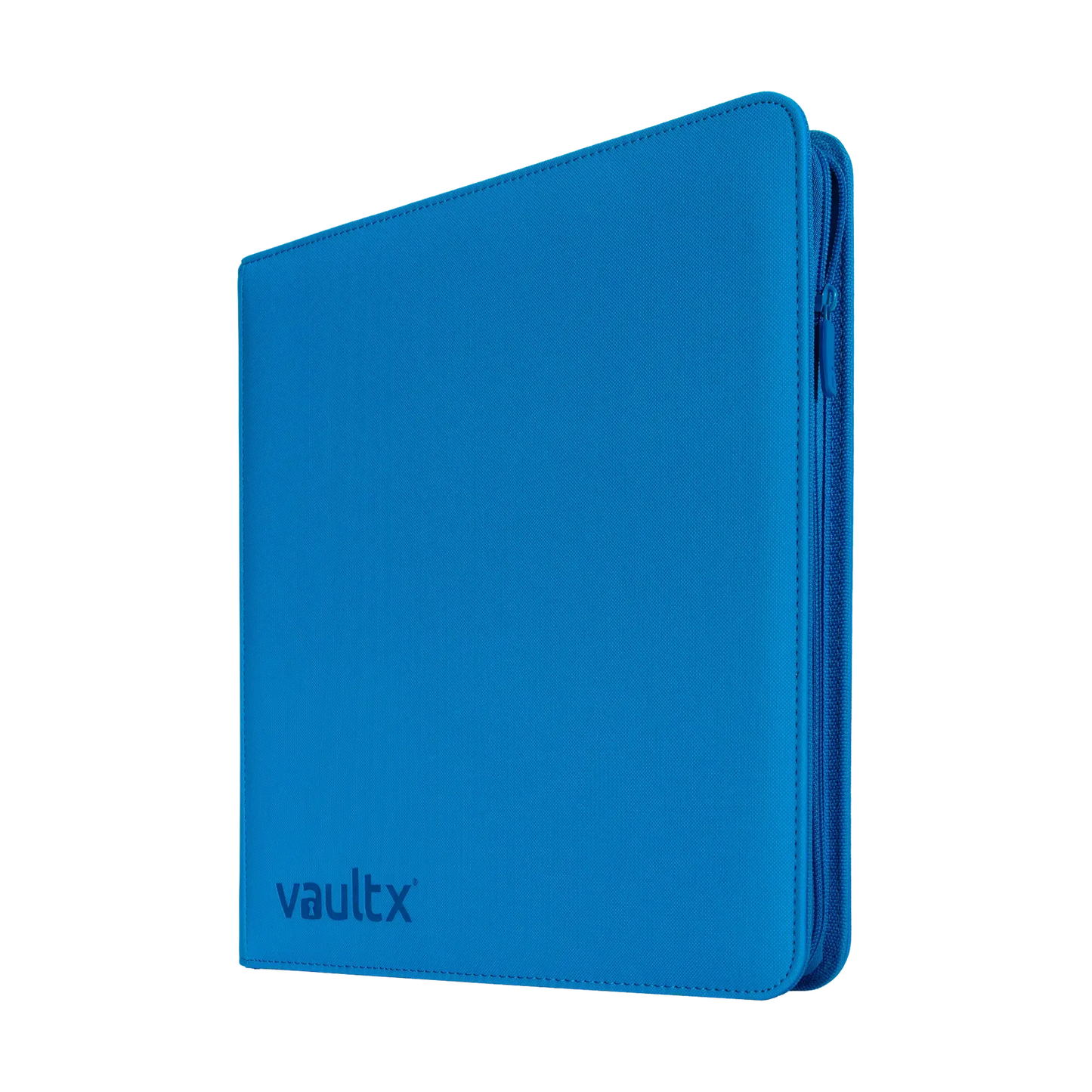 Vault X - 12-Pocket Exo-Tec® Zip Binder - Neon Blue
