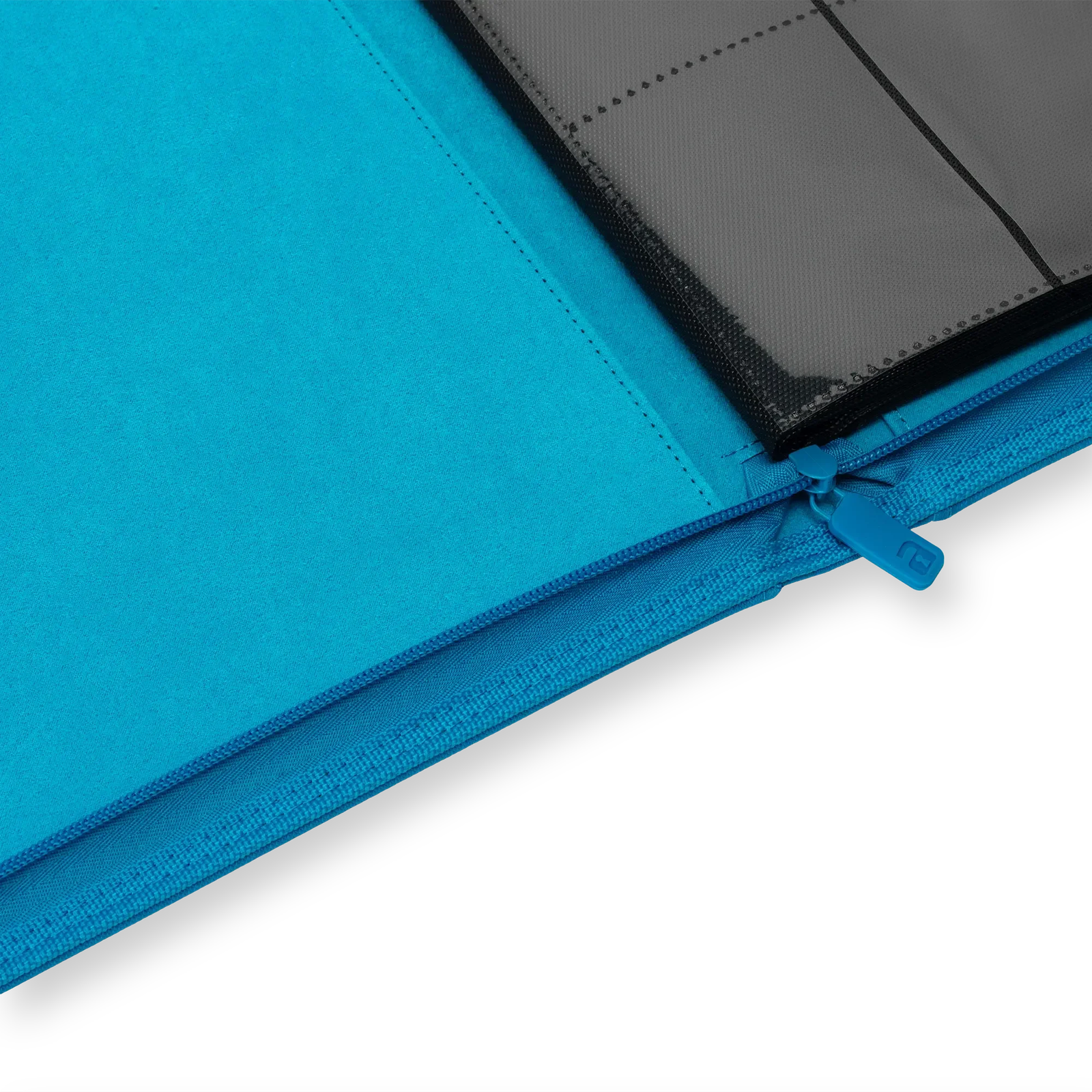 Vault X - 12-Pocket Exo-Tec® Zip Binder - Neon Blue