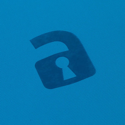 Vault X - 12-Pocket Exo-Tec® Zip Binder - Neon Blue