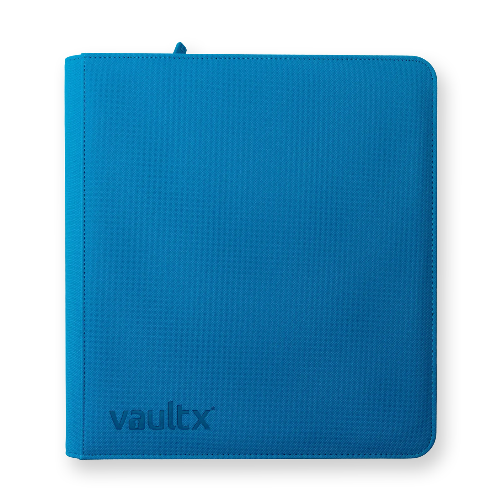 Vault X - 12-Pocket Exo-Tec® Zip Binder - Neon Blue