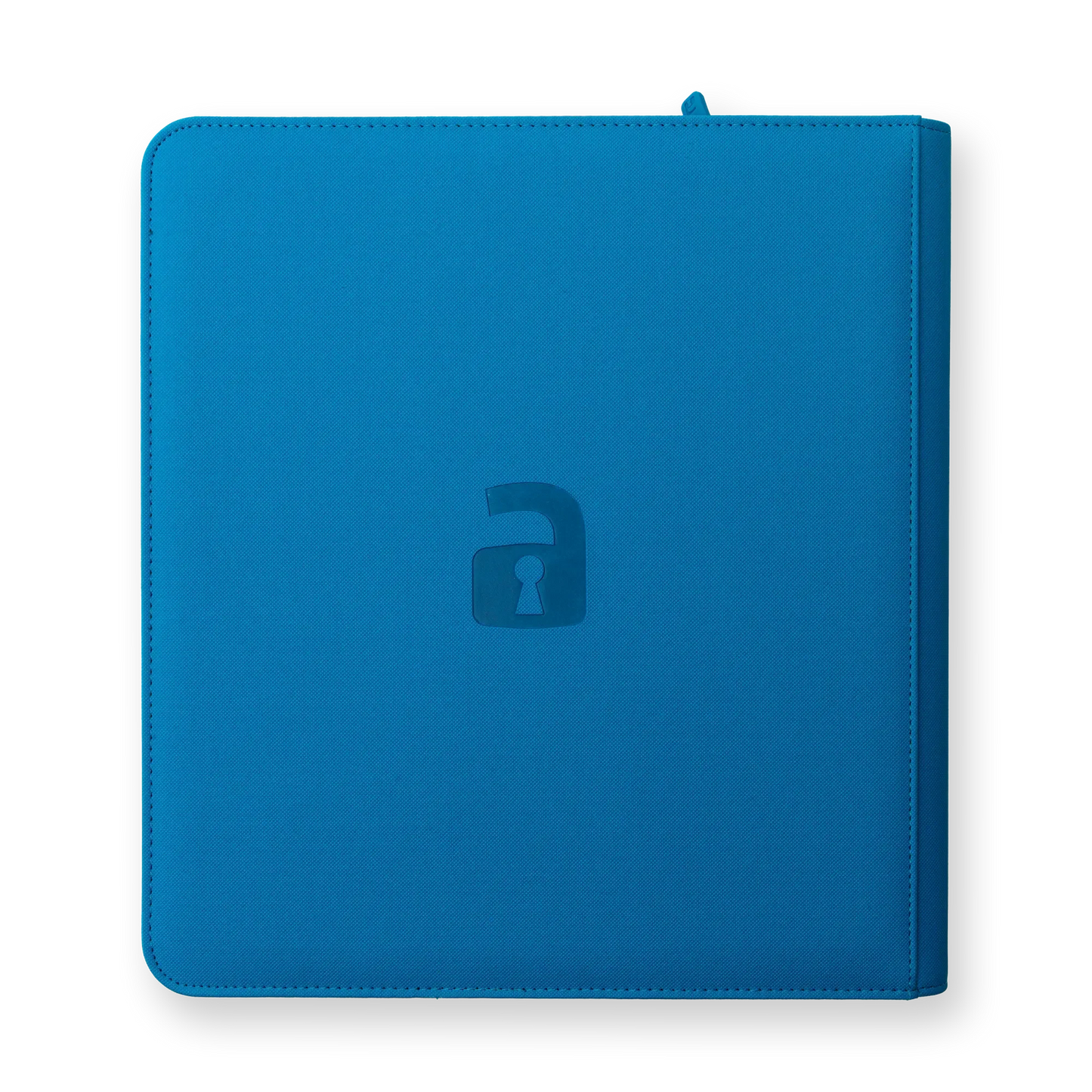 Vault X - 12-Pocket Exo-Tec® Zip Binder - Neon Blue