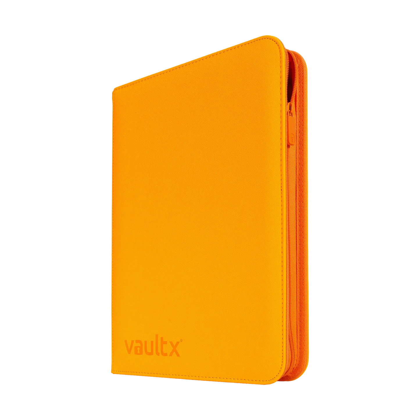 Vault X - 9-Pocket Exo-Tec® Zip Binder - Neon Orange