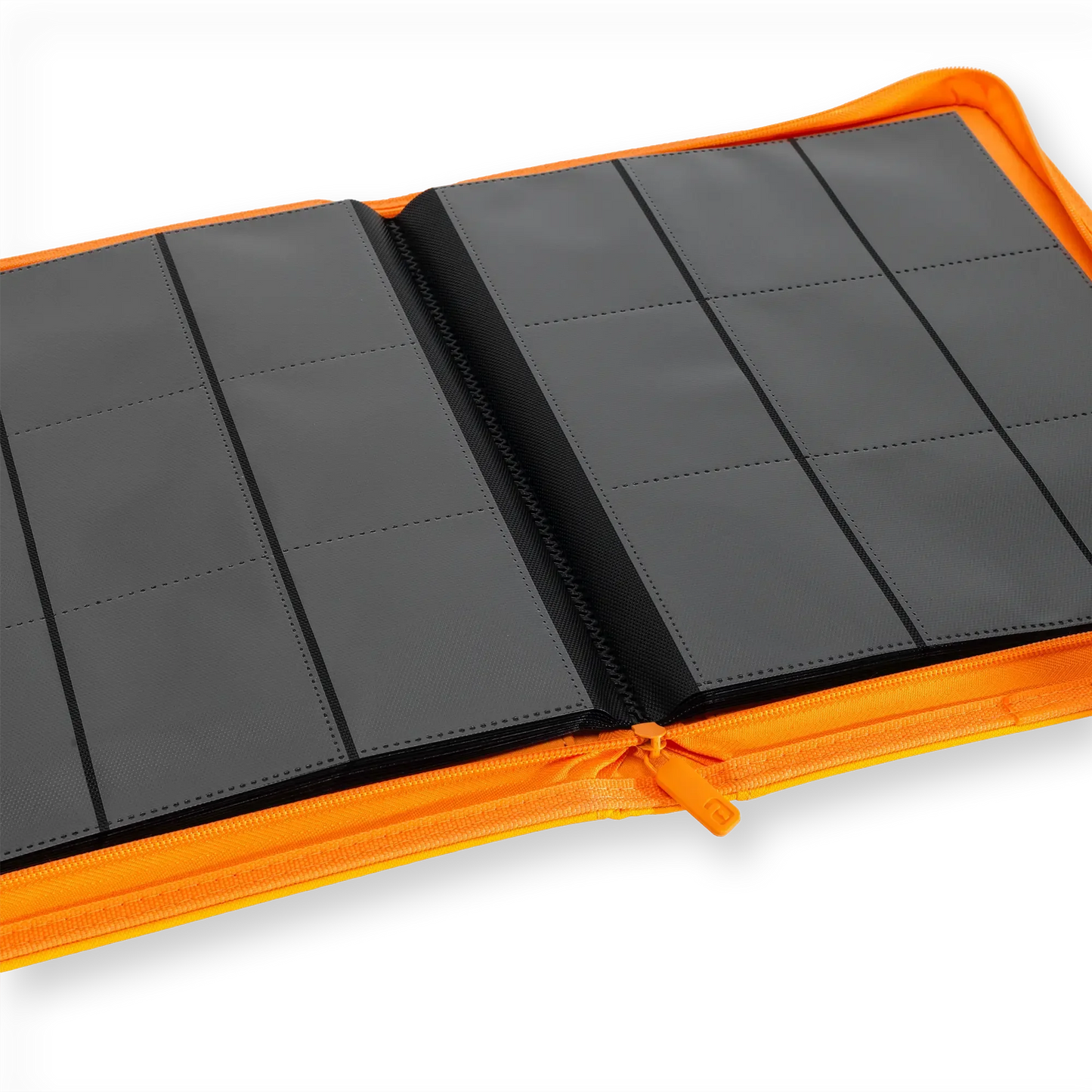 Vault X - 9-Pocket Exo-Tec® Zip Binder - Neon Orange