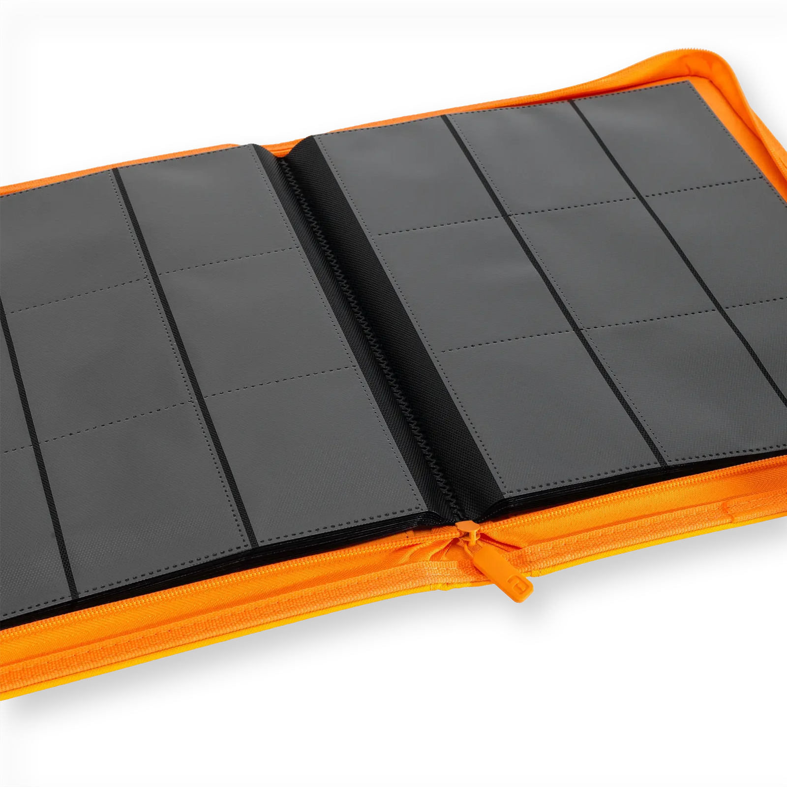 Vault X - 9-Pocket Exo-Tec® Zip Binder - Neon Orange