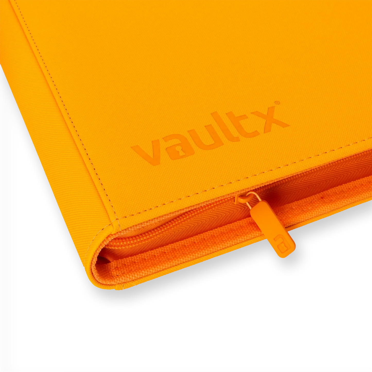 Vault X - 9-Pocket Exo-Tec® Zip Binder - Neon Orange