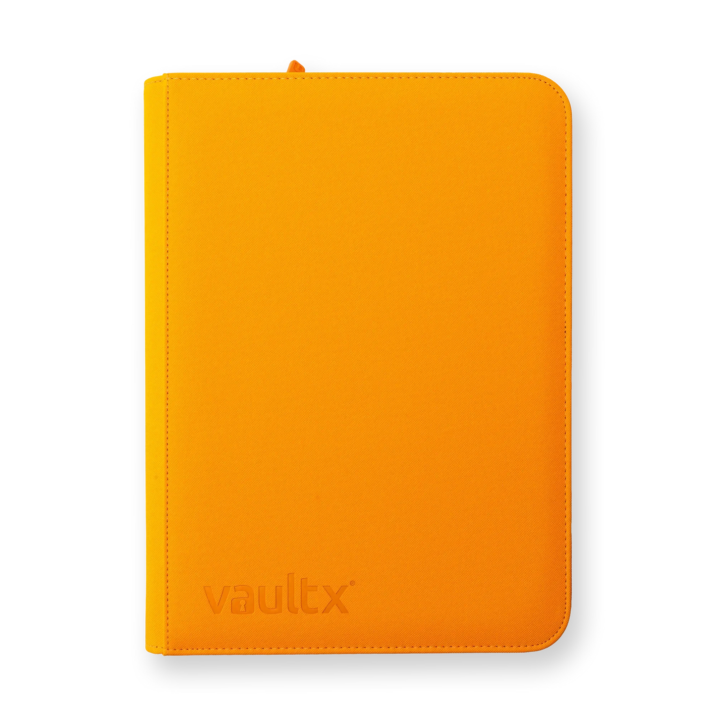 Vault X - 9-Pocket Exo-Tec® Zip Binder - Neon Orange