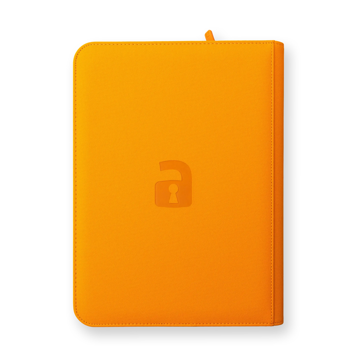 Vault X - 9-Pocket Exo-Tec® Zip Binder - Neon Orange