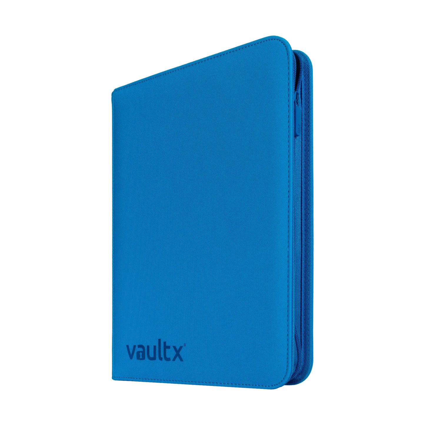 Vault X - 9-Pocket Exo-Tec® Zip Binder - Neon Blue