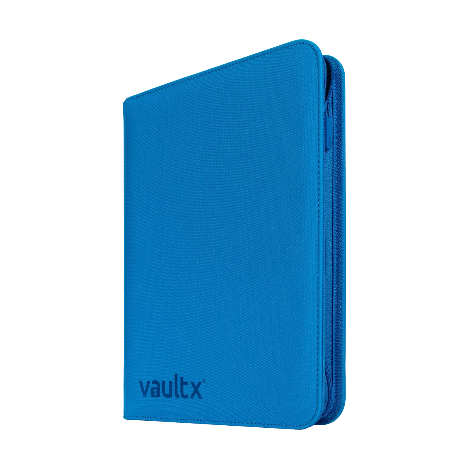 Vault X - 9-Pocket Exo-Tec® Zip Binder - Neon Blue
