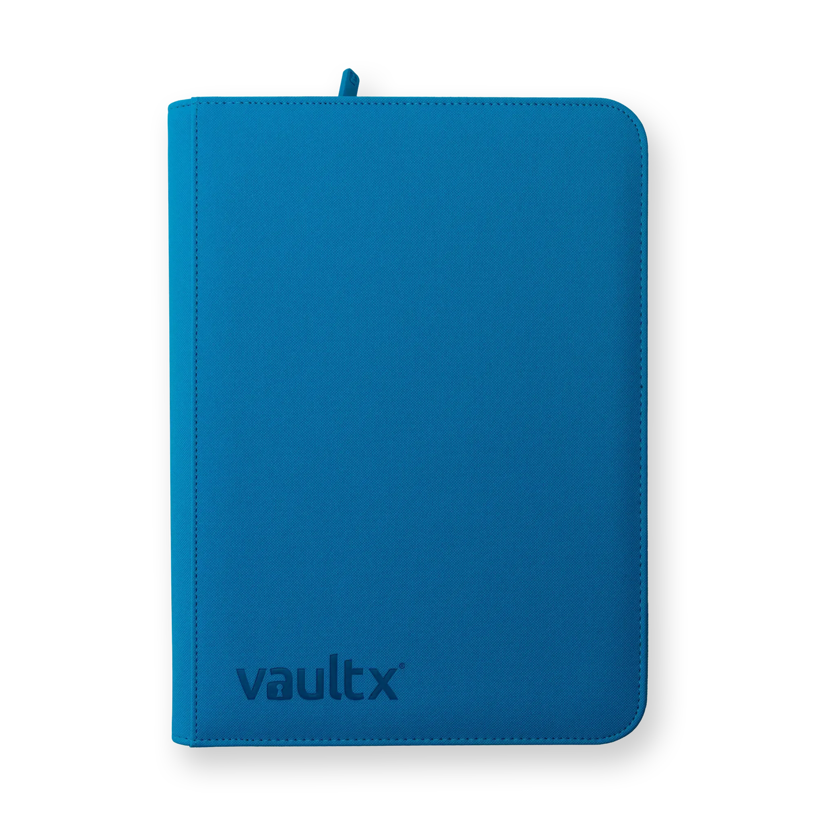 Vault X - 9-Pocket Exo-Tec® Zip Binder - Neon Blue