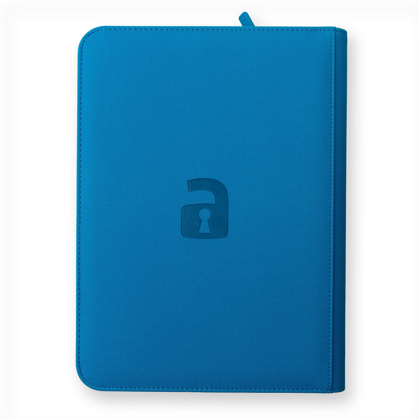 Vault X - 9-Pocket Exo-Tec® Zip Binder - Neon Blue