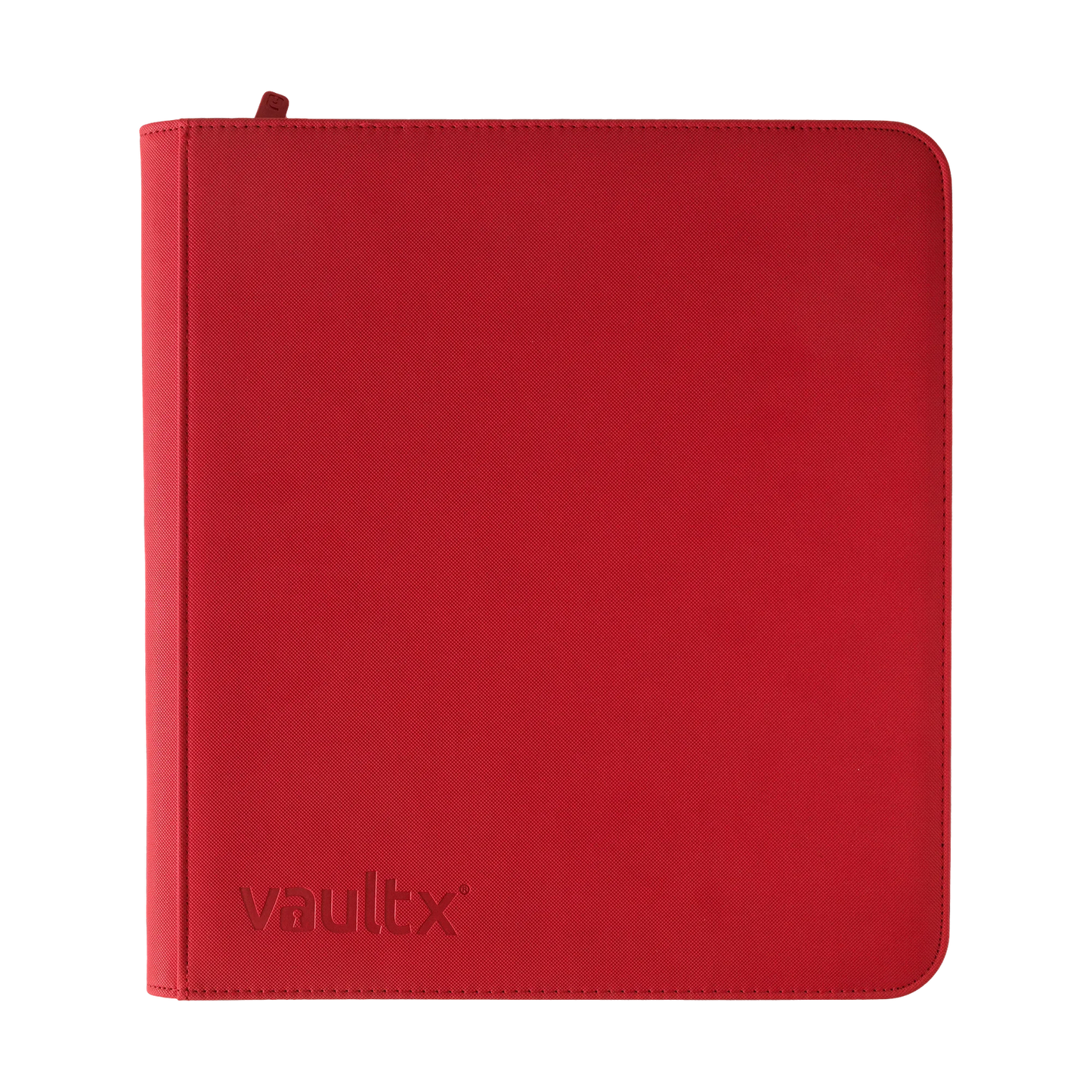 Vault X - 12-Pocket Exo-Tec® Zip Binder - Red
