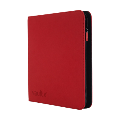 Vault X - 12-Pocket Exo-Tec® Zip Binder - Red
