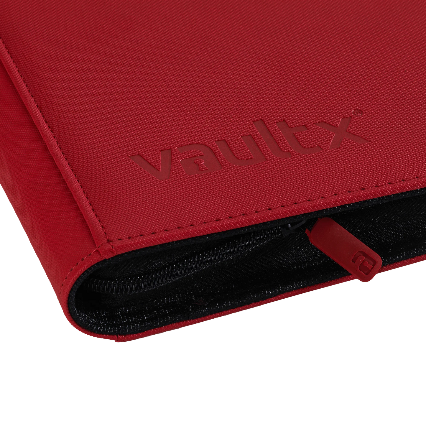 Vault X - 12-Pocket Exo-Tec® Zip Binder - Red