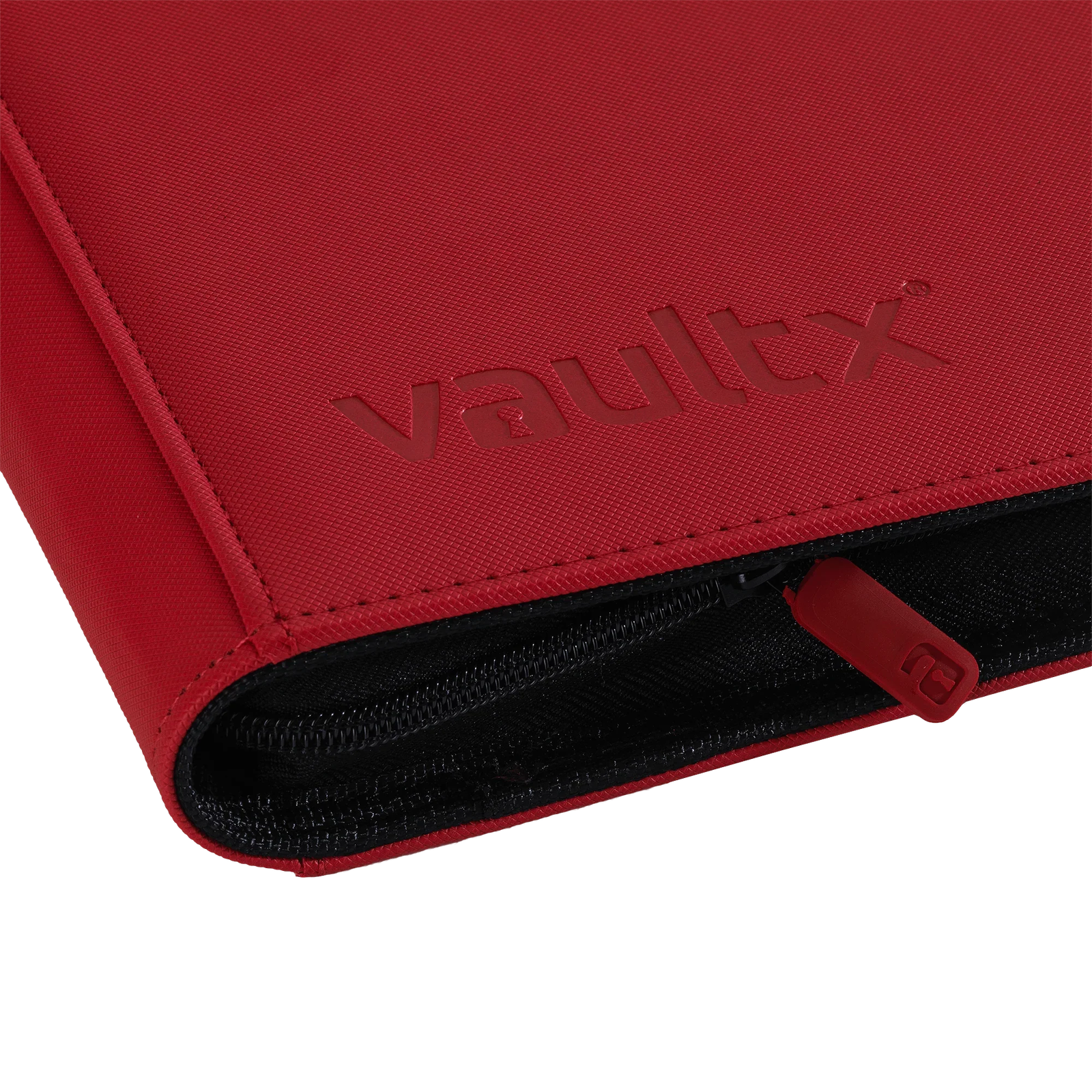 Vault X - 12-Pocket Exo-Tec® Zip Binder - Red