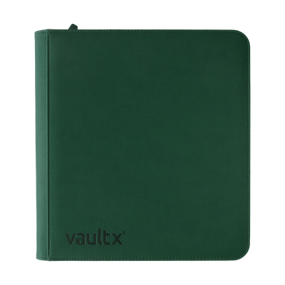 Vault X - 12-Pocket Exo-Tec® Zip Binder - Green