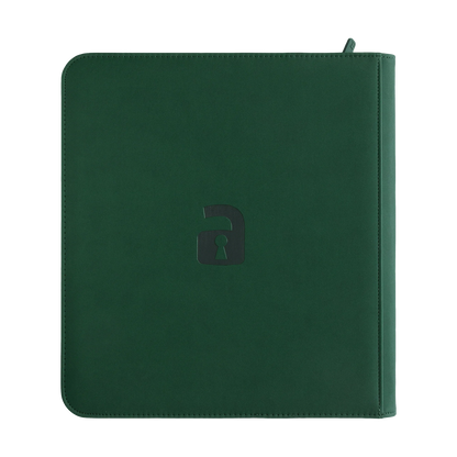 Vault X - 12-Pocket Exo-Tec® Zip Binder - Green