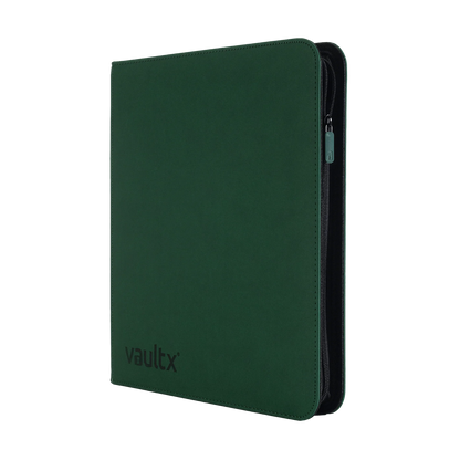 Vault X - 12-Pocket Exo-Tec® Zip Binder - Green