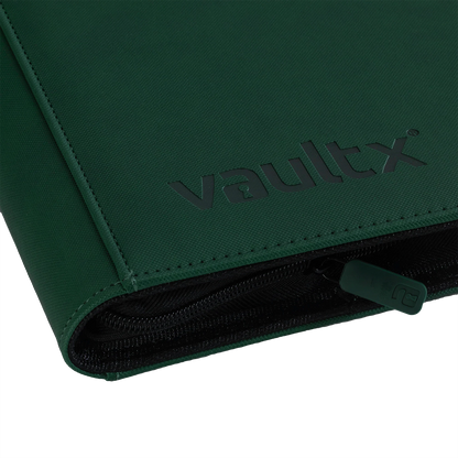Vault X - 12-Pocket Exo-Tec® Zip Binder - Green