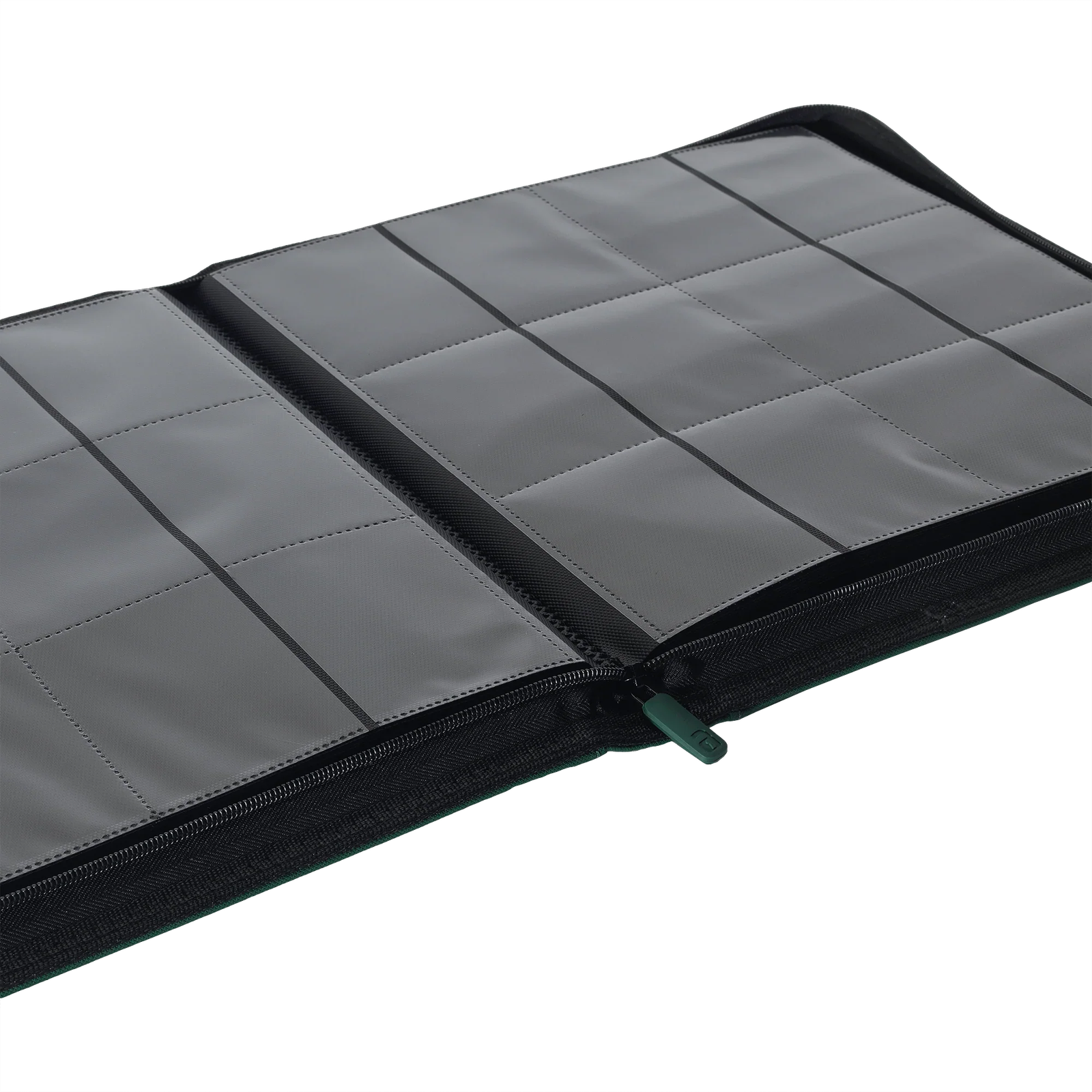 Vault X - 12-Pocket Exo-Tec® Zip Binder - Green