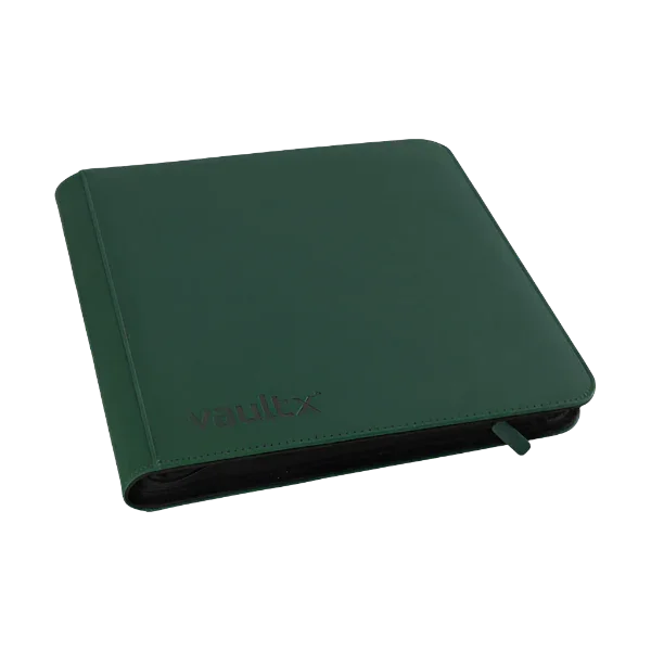 Vault X - 12-Pocket Exo-Tec® XL Zip Binder - Green