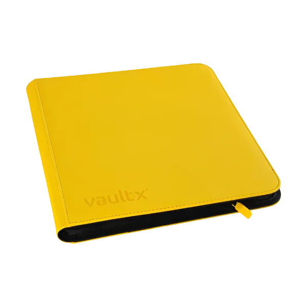 Vault X - 12-Pocket Exo-Tec® XL Zip Binder - Yellow