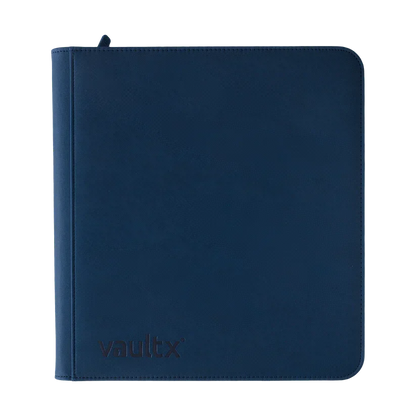 Vault X - 12-Pocket Exo-Tec® XL Zip Binder - Blue