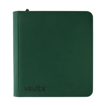 Vault X - 12-Pocket Exo-Tec® XL Zip Binder - Green
