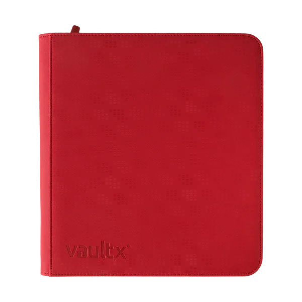 Vault X - 12-Pocket Exo-Tec® XL Zip Binder - Red