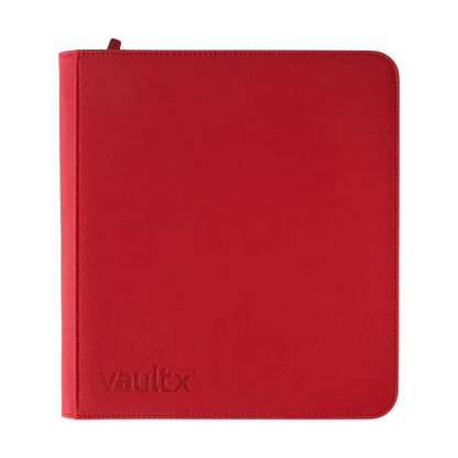 Vault X - 12-Pocket Exo-Tec® XL Zip Binder - Red