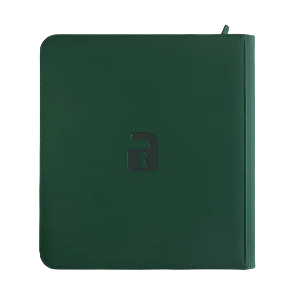 Vault X - 12-Pocket Exo-Tec® XL Zip Binder - Green