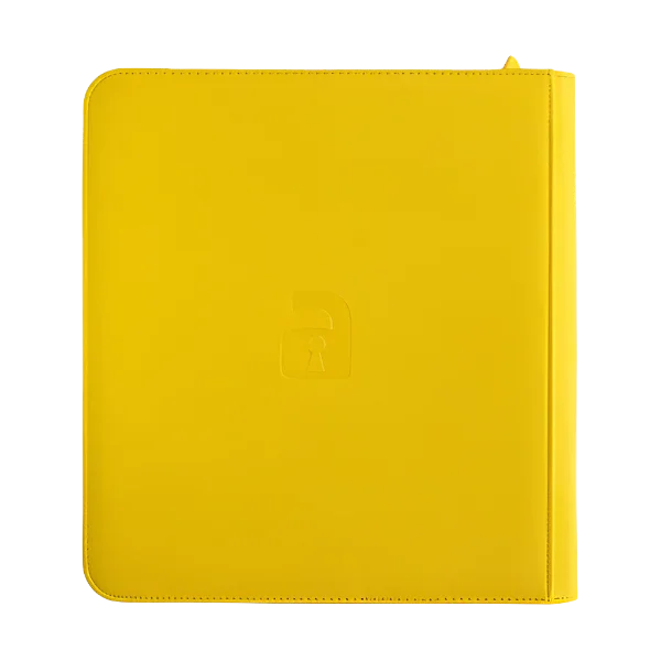 Vault X - 12-Pocket Exo-Tec® XL Zip Binder - Yellow