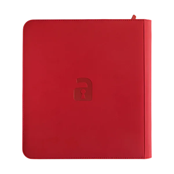 Vault X - 12-Pocket Exo-Tec® XL Zip Binder - Red