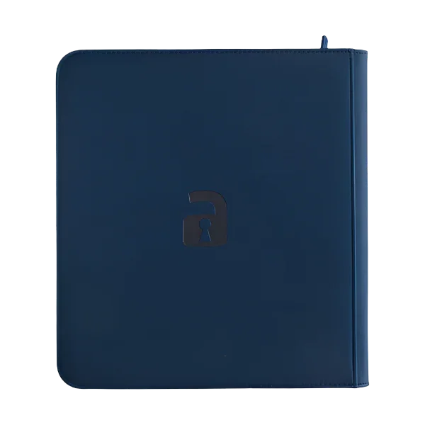 Vault X - 12-Pocket Exo-Tec® XL Zip Binder - Blue