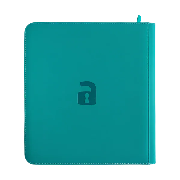 Vault X - 12-Pocket Exo-Tec® XL Zip Binder - Teal