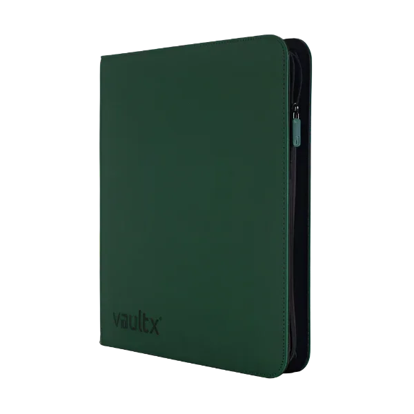 Vault X - 12-Pocket Exo-Tec® XL Zip Binder - Green